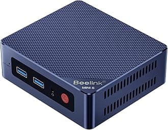 Beelink MINIS13 Mini PC with Processor N150,16G DDR4 500G SSD Mini Desktop Computer, WiFi6, 2.5G LAN, BT5.2 Dual HDMI W11 Home Business Mini Computer