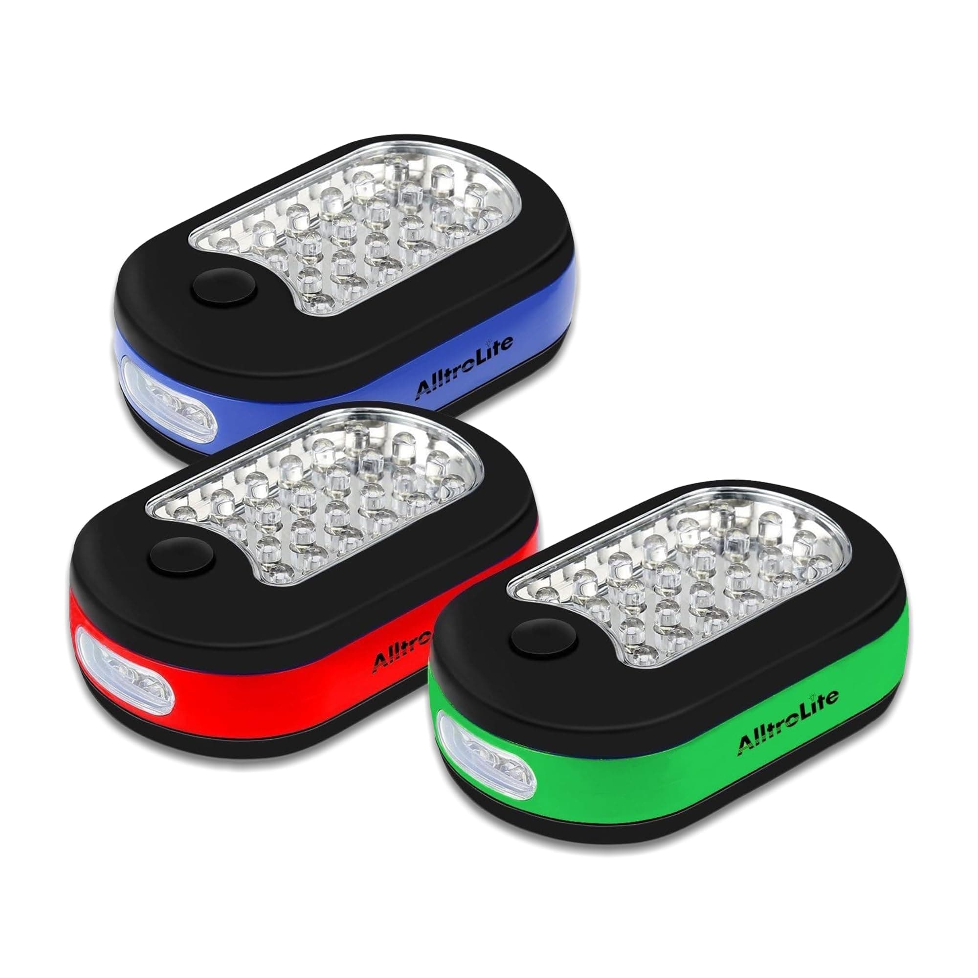 3x 27 LED Compact Work Light Magnetic W/hook - 3 Pack