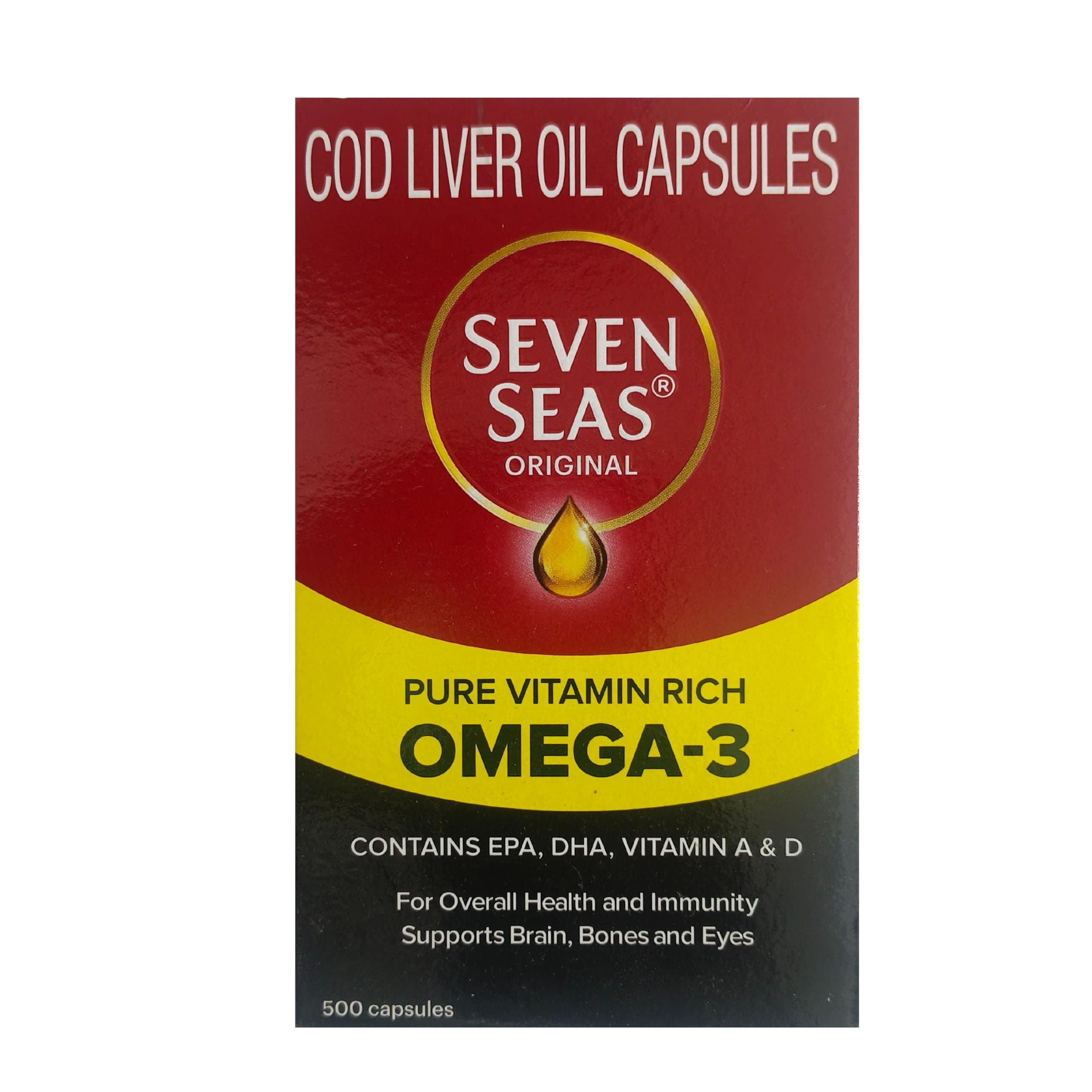 Cod Liver Fish Oil 500 Capsules