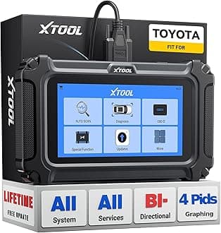XTOOL IP500 for Toyota OBD2 Scanner, Full Systems Bi-Directional Scan Tool for Toyota/Lexus/Scion with Multi-in-One Live Data Graph, All Reset Services-(Injector Coding/EPB/ABS), Lifetime Free Update
