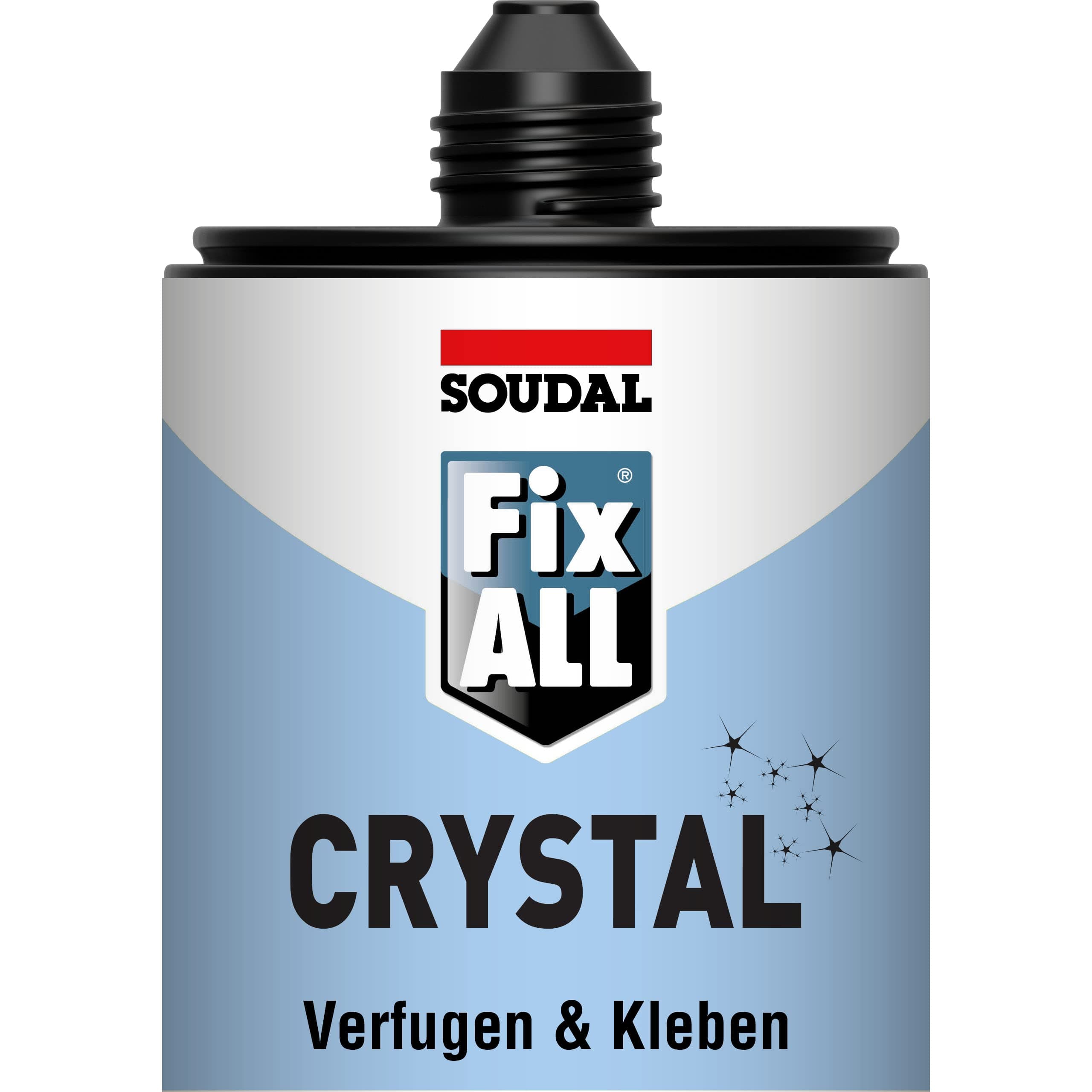 Soudal Fix All Crystal - Strong Clear Adhesive