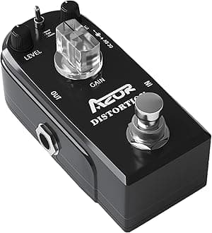 Distortion Guitar Effect Pedal 3 Modes Natural, Tight, Classic for Electric Guitar True Bypass AP-302