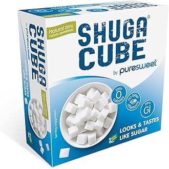 Shuga® Cube, Zero Calorie Sugar Cubes (48), Sugar Free, 100% Natural, No bitter Aftertaste, Vegan.