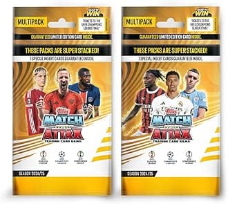 Topps UEFA Champions League Match Attax 24/25 Trading and Collectible Card Game (Multipack of 2)