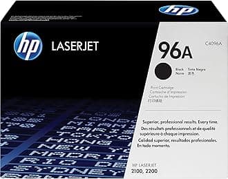 HP 96A Black Standard Yield Toner Cartridge (C4096A)