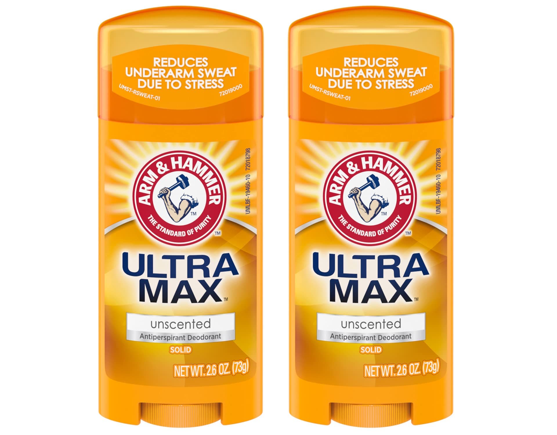 UltraMax Solid Unscented Antiperspirant & Deodorant, 2.6 Oz by Arm & Hammer