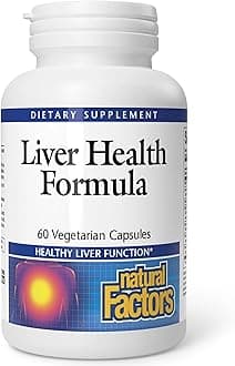 Natural Factors, Liver Health Formula, Nourishing Support for a Healthy Liver with Licorice, Turmeric and Schisandra, 60 capsules (30 servings)