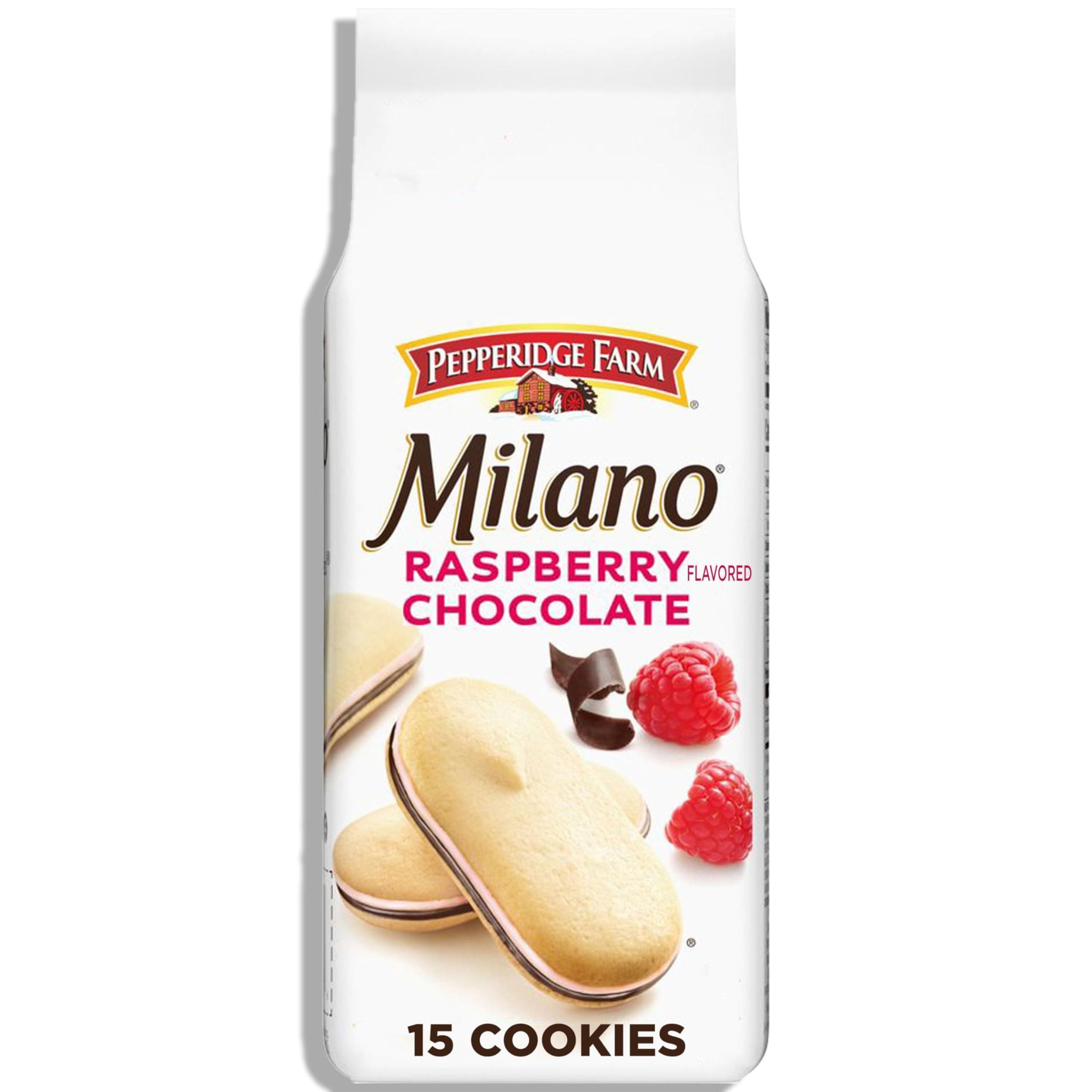 Milano Cookies, Raspberry Chocolate, 7 oz. Bag
