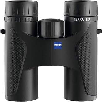 Terra ED Binoculars 10x32 Waterproof, and Fast Focusing with Coated Glass for Optimal Clarity in All Weather Conditions for Bird Watching, Hunting, Sightseeing, Black