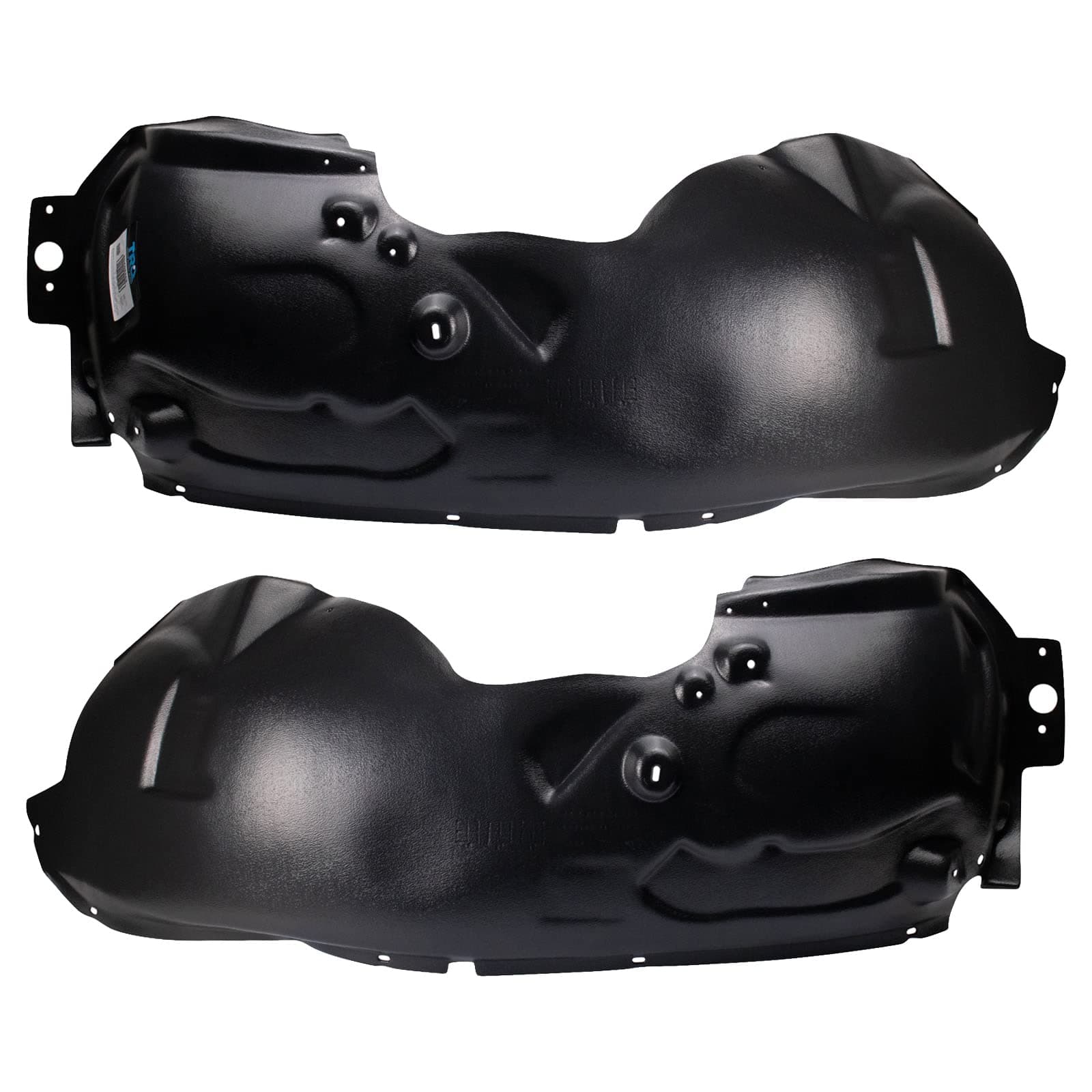 TRQ Front Inner Fender Liner Set Compatible with 2011-2016 Ford F-250 Super Duty F-350 Super Duty FO1248156 FO1249156