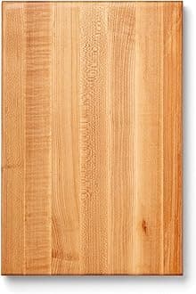 John Boos Boos Block R-Board Series Large Reversible Wood Cutting Board, 1.5-Inch Thickness, 18" x 12" x 1 1/2", Maple