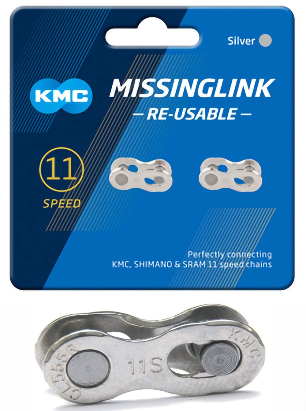 KMC 11R Missing Link - 11-Speed, Reusable, 2 Pairs