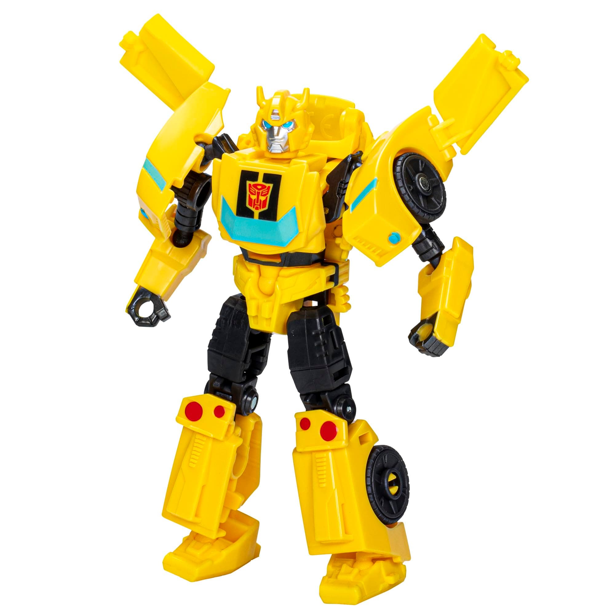 Transformers EarthSpark Warrior Class Bumblebee 5-Inch Robot Action Figure, Converts in 19 Steps, Interactive Toys for Boys and Girls Ages 6 and Up