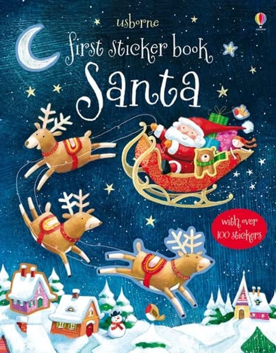 Usborne GB First Sticker Book Santa