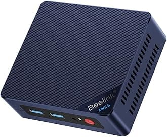 Beelink Mini PC, MINI S13 Intel Twin Lake N150(up to 3.6GHz) 4C/4T, Mini Computer 12GB LPDDR5 RAM 500GB SSD, Desktop PC Dual Display HDMI*2 4K 60Hz/2.5Gbps/WiFi6/BT5.2/WOL/PXE/Office/W11 Home