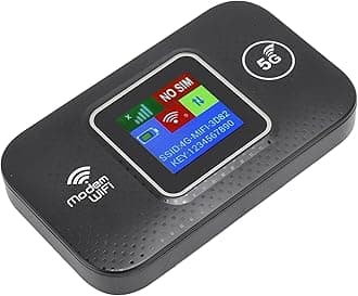 LTE Mobile Hotspot – 5G 150Mbps mifi Portable Travel Router with SIM Card Slot | Supports Up to 10 Devices | Type-C USB Charging | Pocket WiFi for Home, Office, Travel | 4G/5G WiFi SIM Router