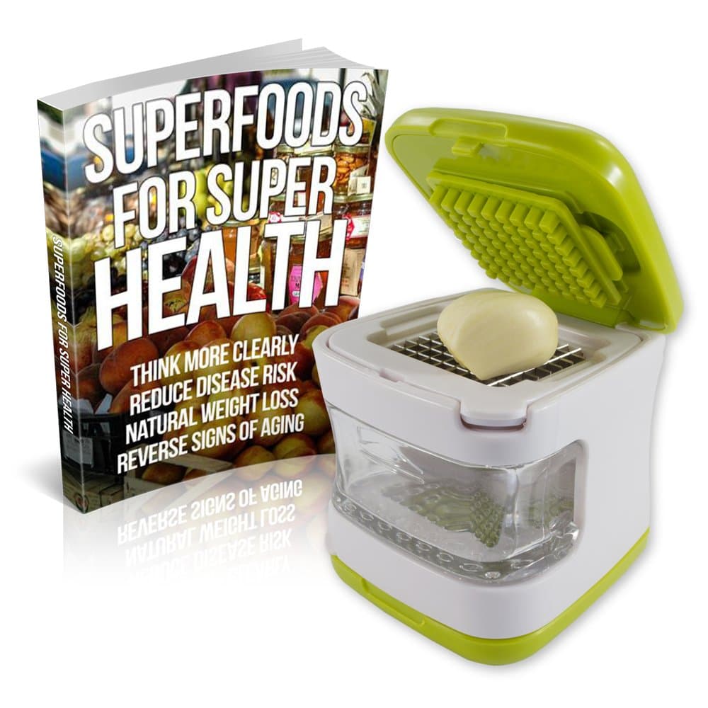 Mini Garlic Press, Green