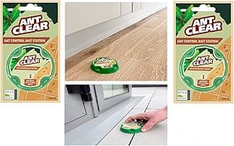 UKDD® Ant Bait Station Ant Stopper Station Ant Clear Ready To Use Pest Control Effective For Ants & Nests, results in days used both indoors and outdoors - Stop Ants (2 PACK (2 Bait Station))