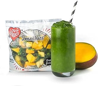 Love Struck Smoothie Veg Bundle, Pack of 20 Frozen Vegetable Sachets, Simply blend with juice or water for the perfect smoothie every time. High fibre, low fat. Good Mood Food.…