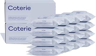 Baby Travel Size Wipes for Sensitive Skin, Plant-Based and Plastic-Free Fibers, 99% Water, Hypoallergenic, pH Balanced, Unscented, Clean and Gentle Baby Essentials, 16 Travel Packs, 288 Count