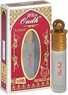 Al Nuaim Eco series | White Oudh 6ml | Alcohol Free Attar Roll On | Concentrated Perfume Oil | Premium-Grade Oriental Attar | Long Lasting Fragrance