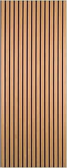 DecoranddecorAcoustic Slat Wood Wall Panel and Ceiling Panelling Decorative 3D MDF 240 x 60 Oak
