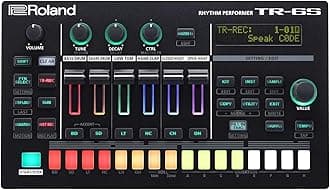 Roland TR-6S Rhythm Performer | Compact Drum Machine with Six Tracks of Authentic TR Sounds including TR-808, CR-78 & More | Large Preset Sample Library | Editable FM Sound Engine | Advanced Sequencer