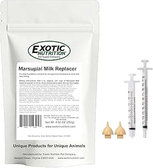 Sugar Glider Joey Nursing Set - Milk Replacer Formula & Feeding Syringes for Baby Gliders