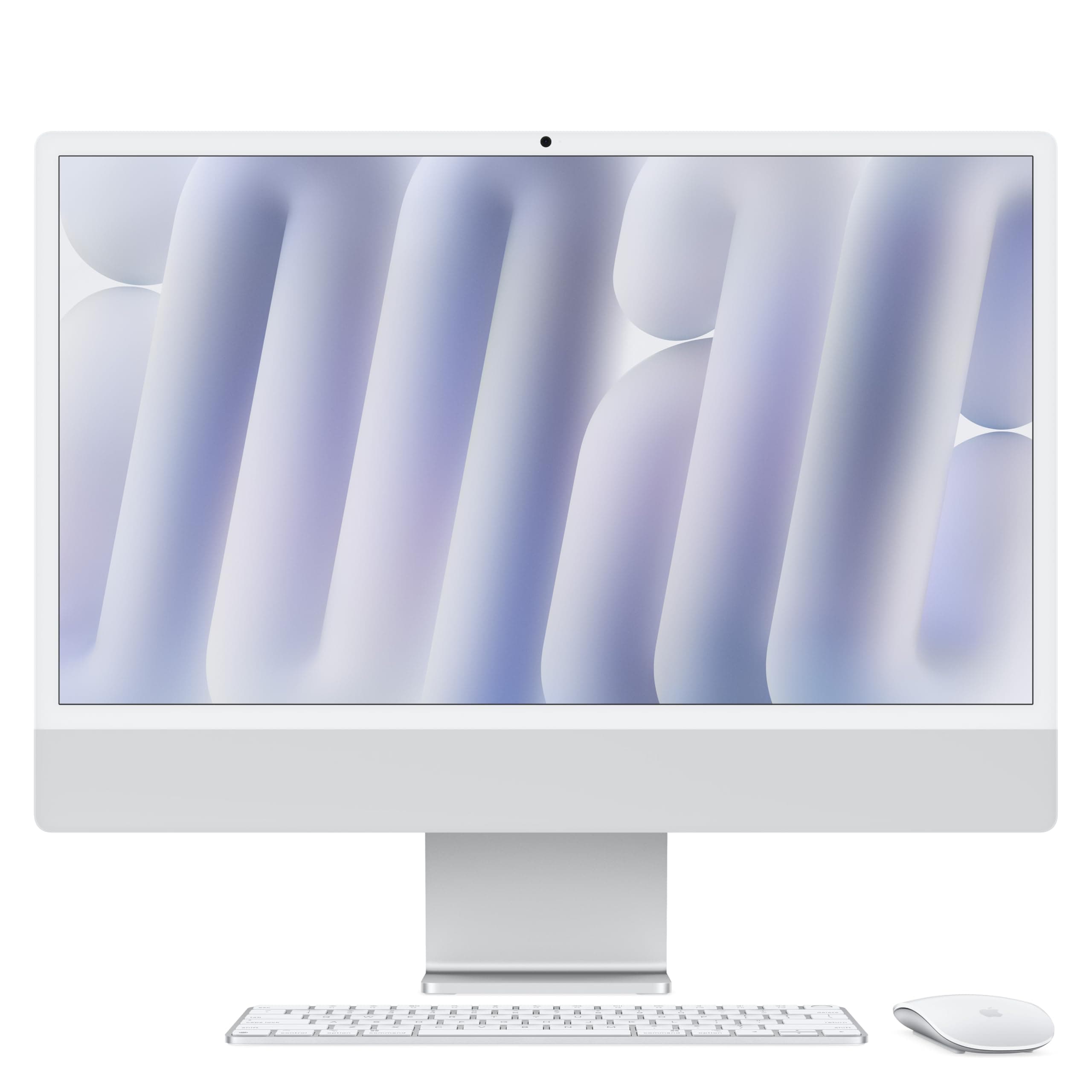 iMac All-in-One Desktop Computer with M4 chip with 10-core CPU and 10-core GPU: Built for Apple Intelligence, 24-inch Nano-texture glass Display, 16GB Unified Memory, 256GB SSD storage; Silver