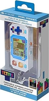 My Arcade Tetris Pixel Player: Officially Licensed Tetris Video Game, 10 Bonus Games, Portable Keychain Game for Kids and Adults