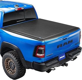 Tonno Pro Lo Roll, Soft Roll-up Truck Bed Tonneau Cover | LR-2060 | Fits 2019 - 2023 Dodge Ram 1500, w/o Multifunction tailgate 6' 4" Bed (76.3")