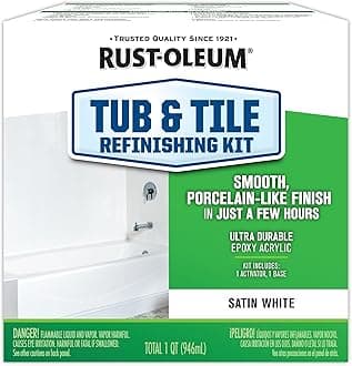 385279 2-Piece Tub and Tile Touch Up Kit, Satin White
