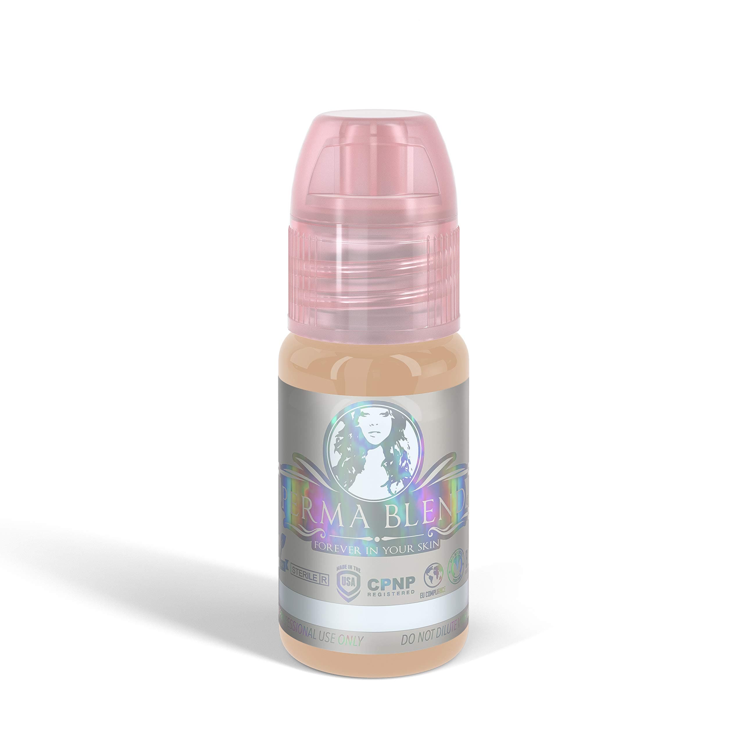 Perma Blend Permanent Makeup for Modifying Colors, Used for All Permanent Makeup Procedures, Professional Cosmetic Pigment - Camouflage, 0.5 oz