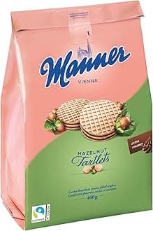 Manner - Wafer Tartlets with Cocoa-Hazelnut Cream - 400gr