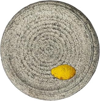 ABS Herbals Turmeric Haldi Grinding,Mortar Stone,Chandan,Sandalwood Rubbing Stone,Medicine stone(Big size=12cm)