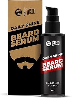 Beard Serum, 50 ml | Daily use beard serum for men | Softens and Smoothens Rough Beard | Gives Healthy look to Beard | Shiny and Nourished Beard
