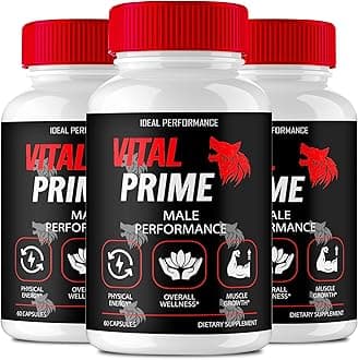 Vital Prime Capsules, Vital Prime Pills, VitalPrime All Natural Pills, Vital Prime - Maximum Strength, Vital Prime Advanced Official Formula Capsules, VitalPrime Pills Reviews (3 Pack)
