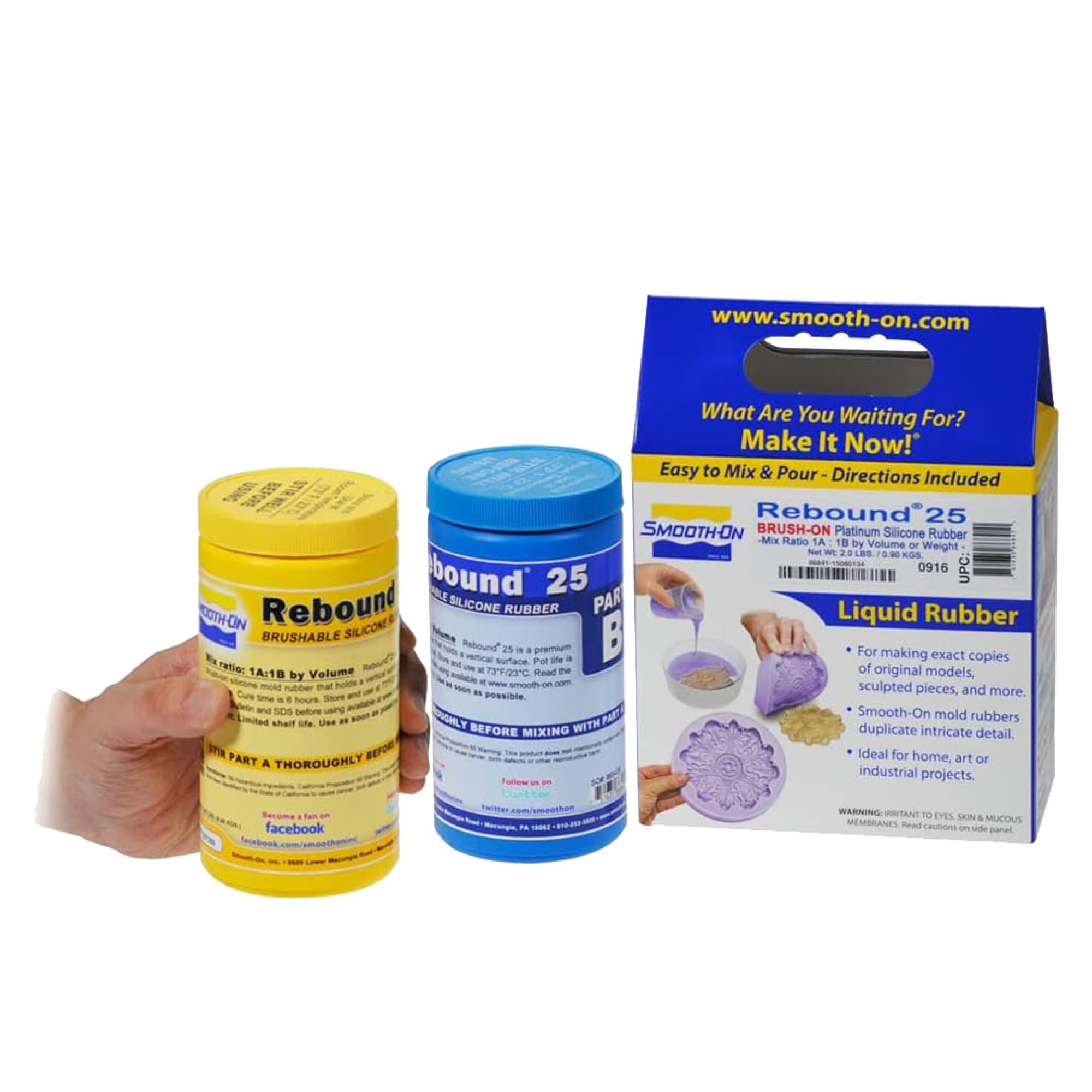 Rebound 25 Brush Platinum Silicone Moldmaking Rubber