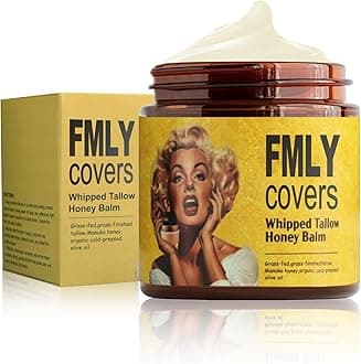 FMLYcovers! 2025 New Beef Tallow For Skin, Grass Fed Tallow Face Body Moisturizer, Nourish and Soothe Dry Skin