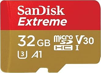 SanDisk SDSQXAF-032-GN6MA 32GB microSDHC Extreme R=100MB/s W=60MB/s SD Adapter Included