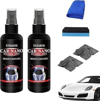 Car Scratch Repair Nano Spray, Car Nano Repairing Spray, Polishing Nano Coating Agent, Fast Repairing Scratch Spray - Scratch Removal For All Car Body (50ml-2Pcs)