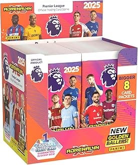 Panini 2024-25 Premier League Adrenaline XL Soccer Trading Card Box (400 Cards)