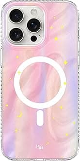 LONLI Hue - for iPhone 15 Pro Max Case [Compatible with Magsafe] - Dreamy Night Phone Case - [360° Shock-Absorbent Bumper] - Cute, Unique and Aesthetic Phone Cover for Girls and Women
