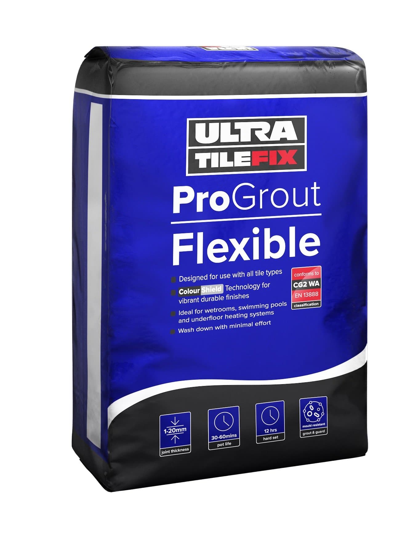 Ultra tile Fix Grout - 10kg - Silver Grey