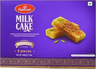 Haldirams, Milk Cake (Indian Sweet), 340 Grams(gm)
