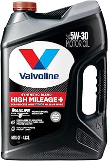 High Mileage 150K with Maxlife Plus Technology 5W-30 Motor Oil 5 Quart
