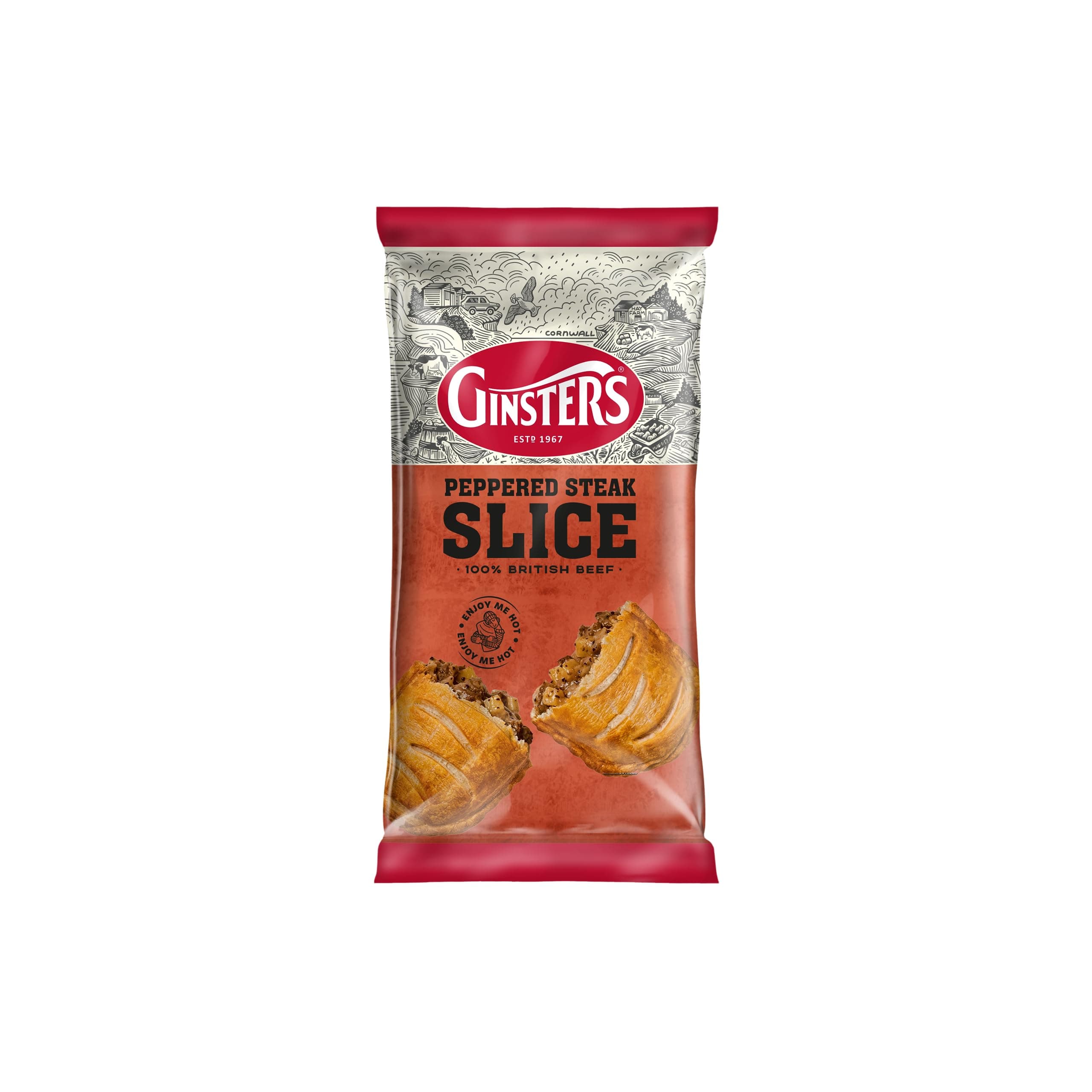 Ginsters Peppered Steak Slice, 170g