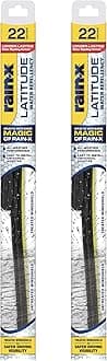 Rain-X - 810165 Latitude Water Repellency Wiper Blade, 22 Inch - 2 Pack