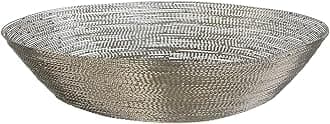 Housewares Decorative Bowl, Metal Silver