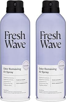 - Lavender Odor Eliminator Spray & Air Freshener, 8 oz. | Pack of 2 | Non-Aerosol, Fine Mist | Safer Odor Relief | Natural Plant-Based Odor Eliminator | For Furniture, Fabrics & Trash
